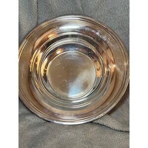 Reed Barton Silverplate Serving Bowl 1207 Round Vegetable Dish 10 Inch